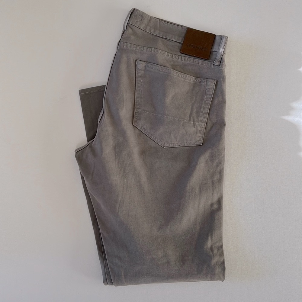 TOM FORD Straight Leg Jeans Sz 36 Mens - neutral/darker khaki - EXCELLENT